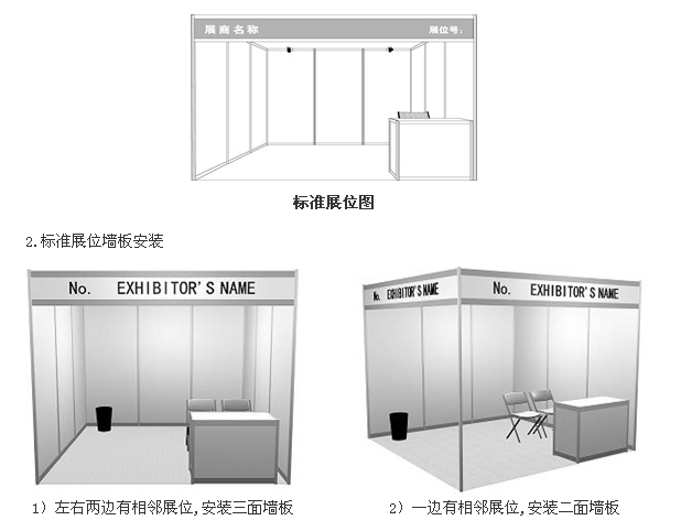 标准展位搭建图